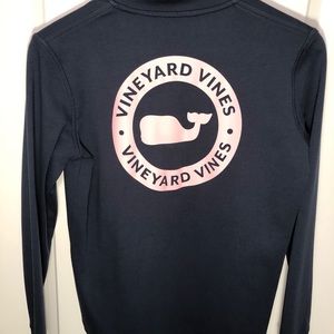 Vineyard Vines Dark Blue 1/4 Zip Sweatshirt
